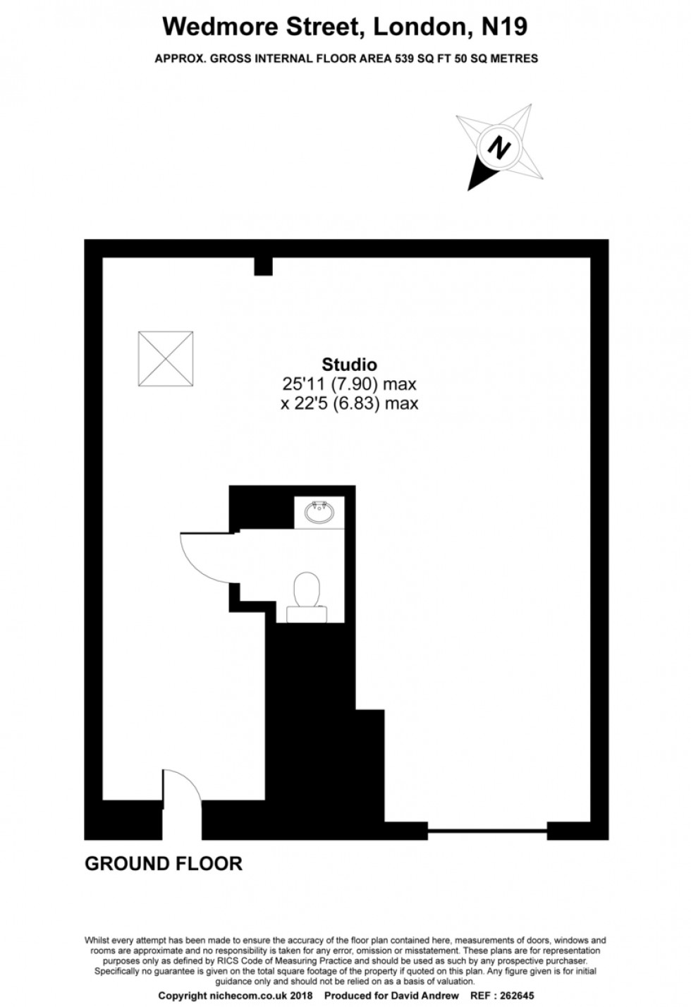 Floorplan for Wedmore Street, N19 4RU