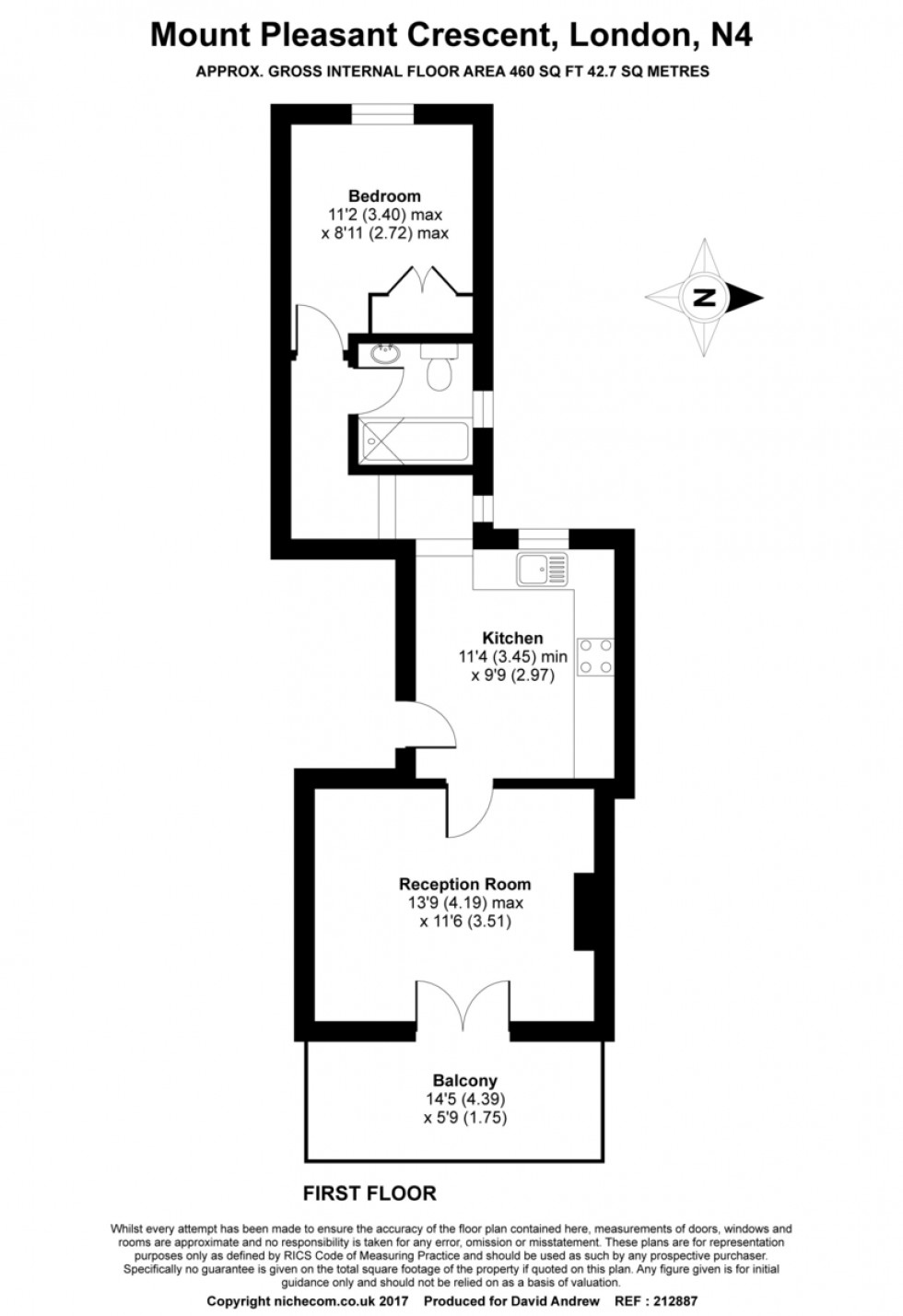 Mount Pleasant Crescent N4 4HR David Andrew