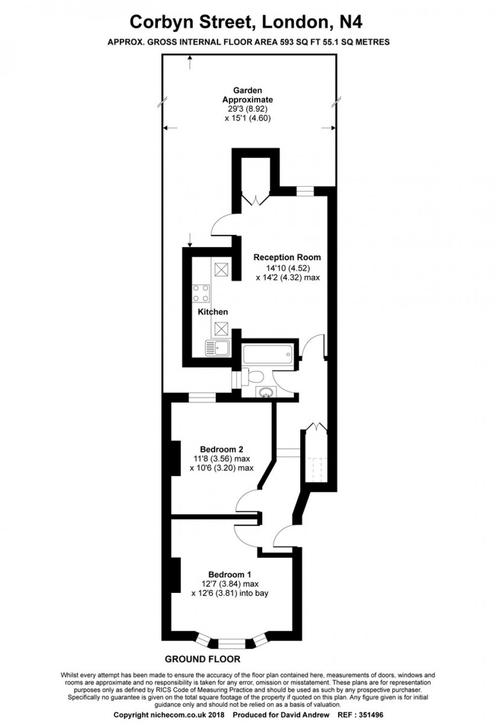 Floorplan for Corbyn Street, London