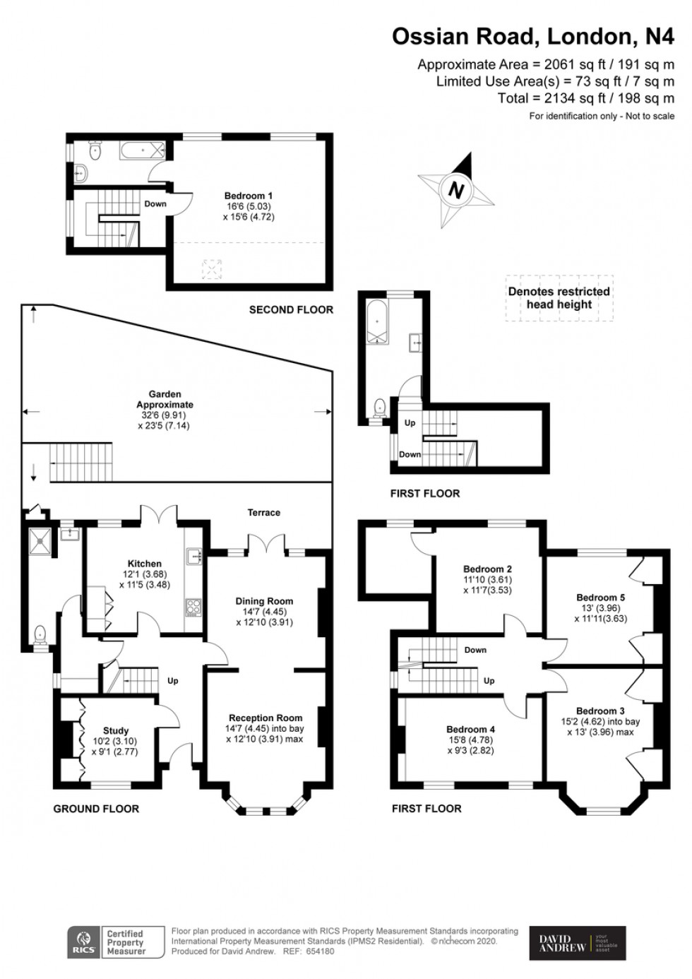 Floorplan for Ossian Road, N4 4DX