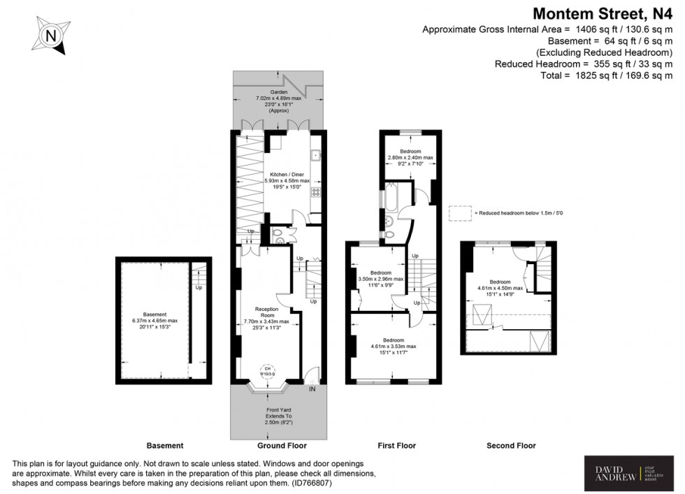 Floorplan for Montem Street, N4 3BE