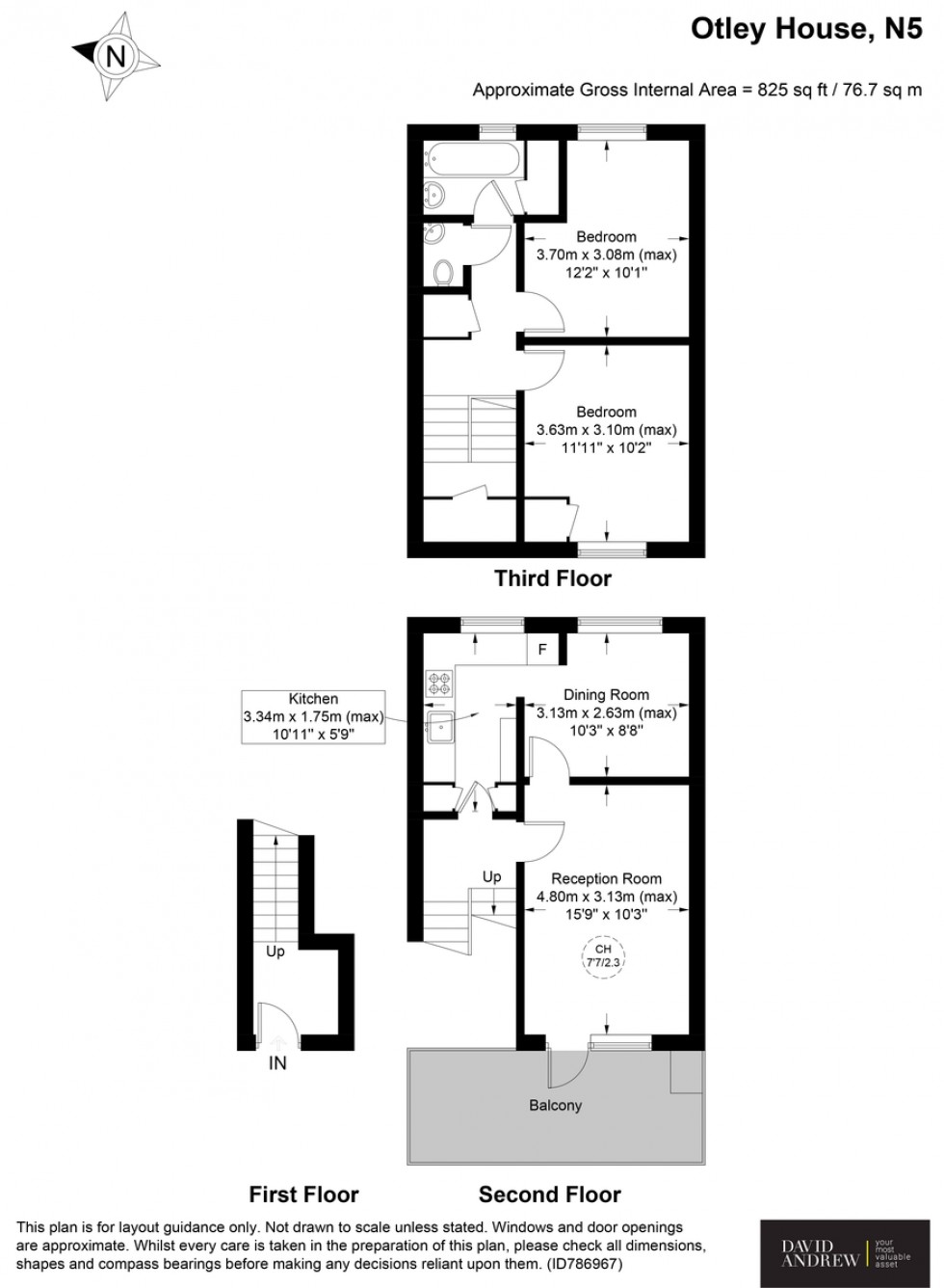 Floorplan for Gillespie Road, Highbury