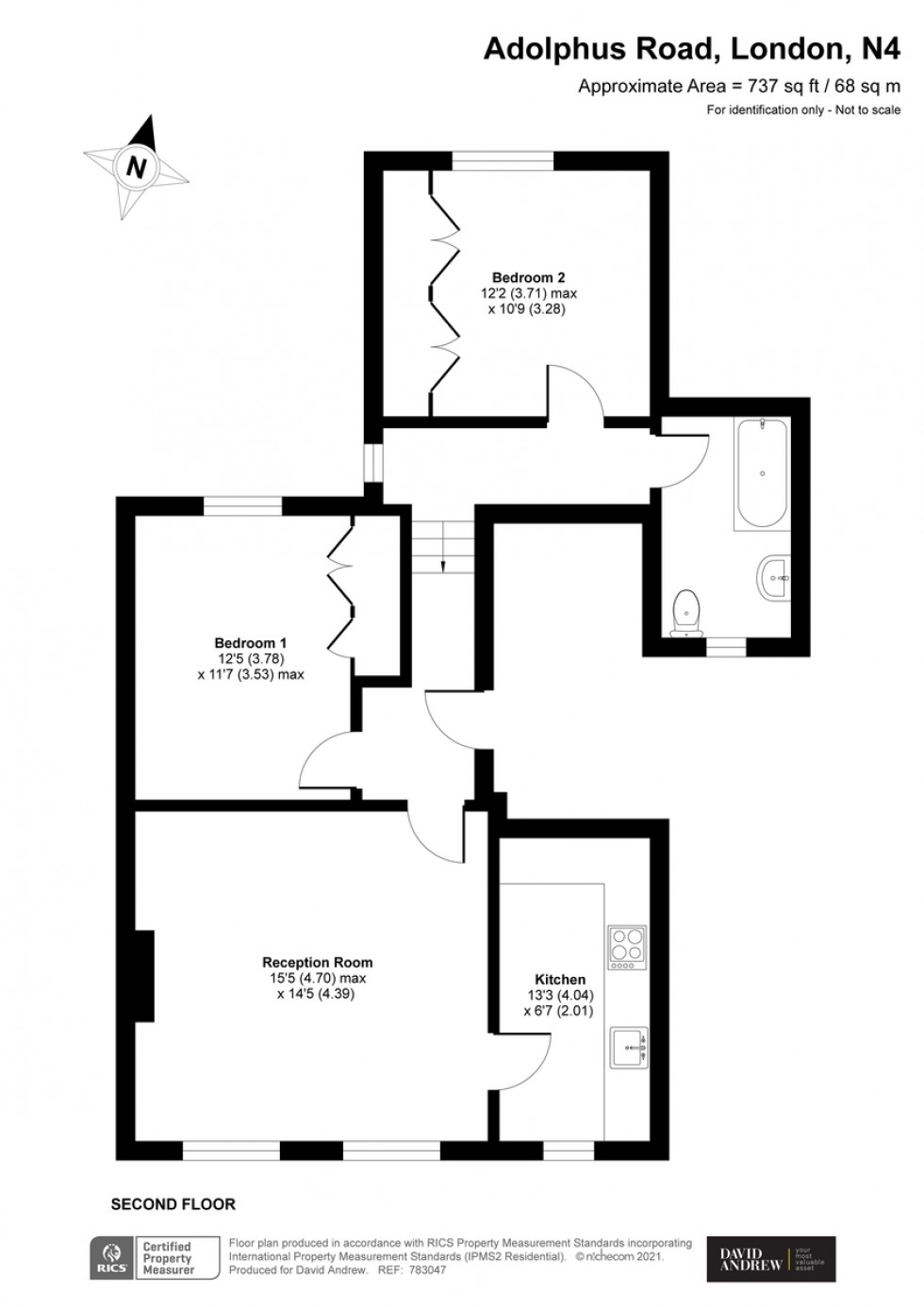 Floorplan for Adolphus Road N4 2AT