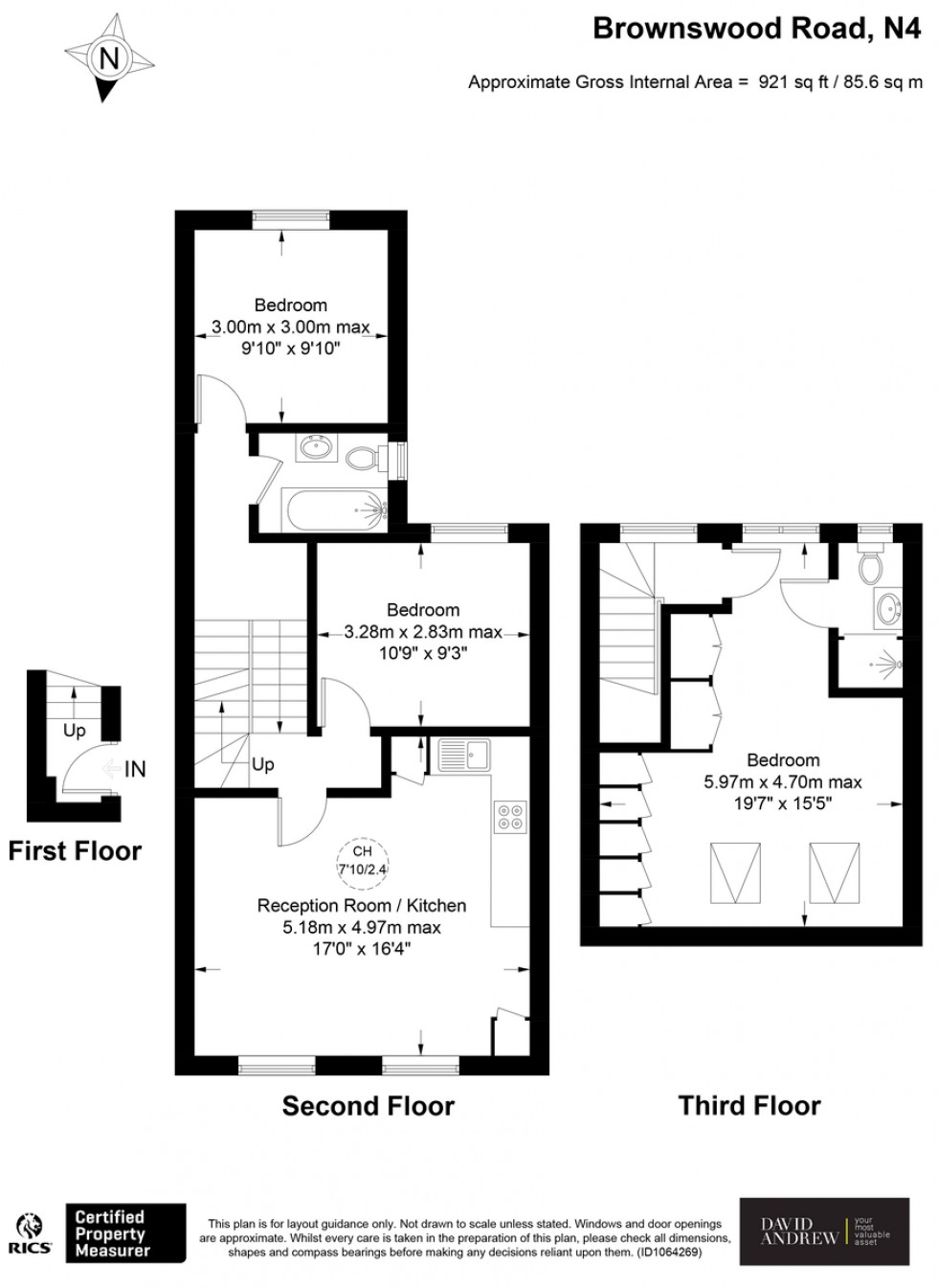 Floorplan for Brownswood Road, N4 2HP