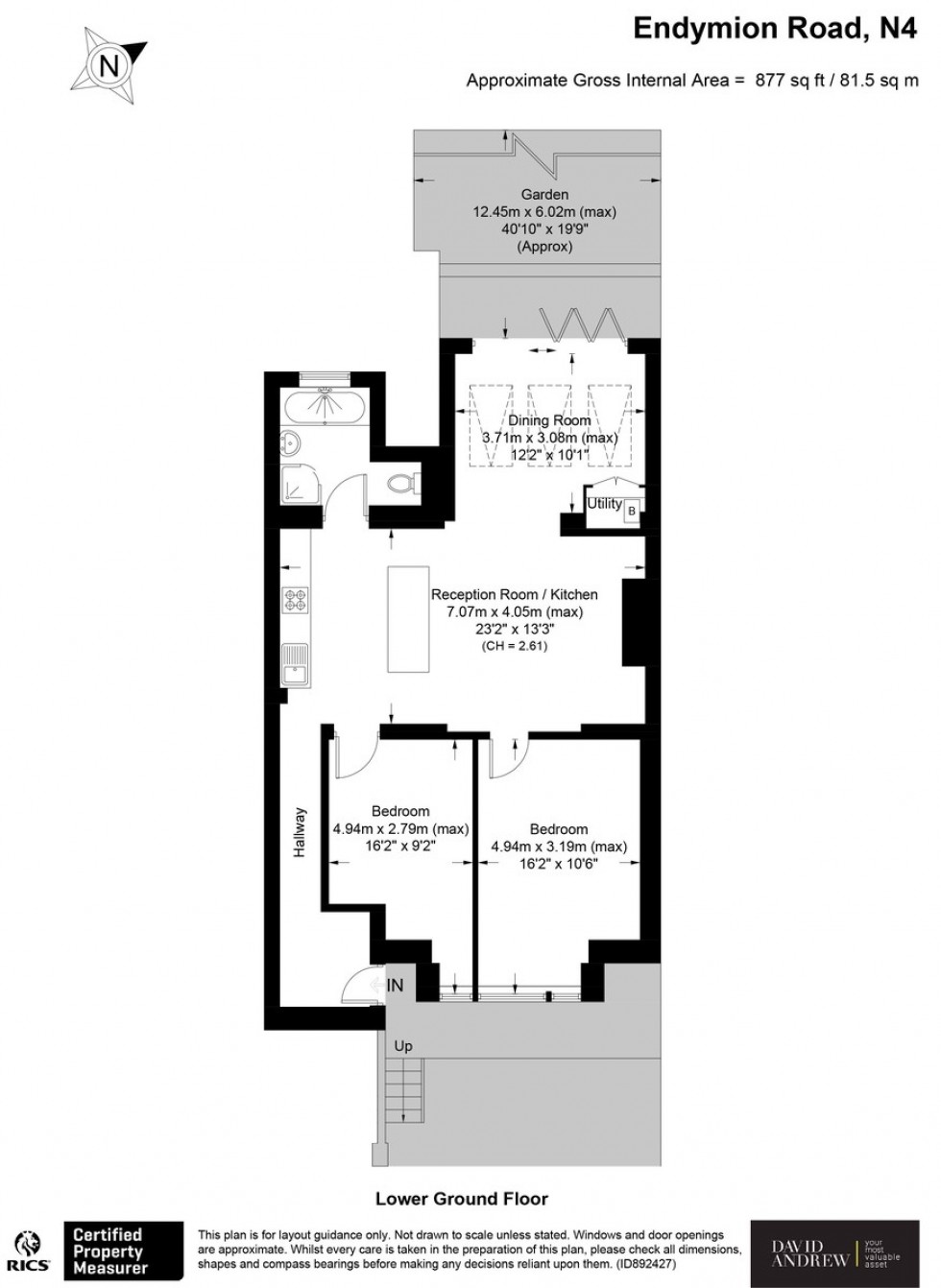 Floorplan for Endymion Road N4 1EE