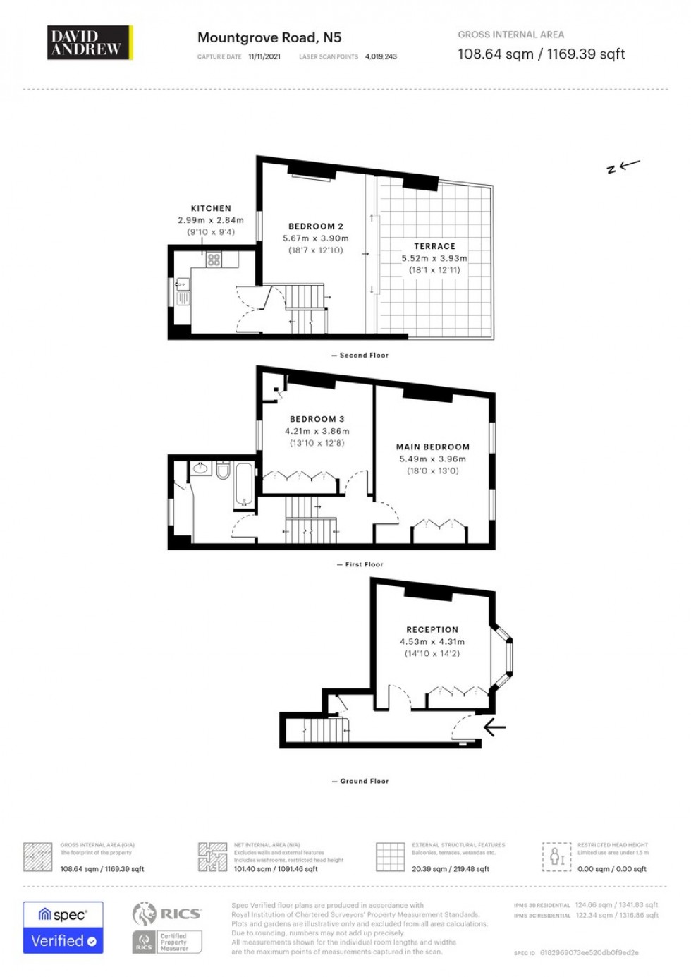 Floorplan for Mountgrove Road, N5 2LS