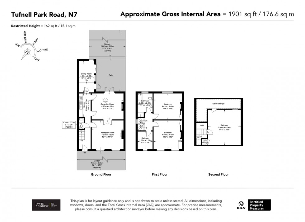 Floorplan for Tufnell Park Road, N7 0PG