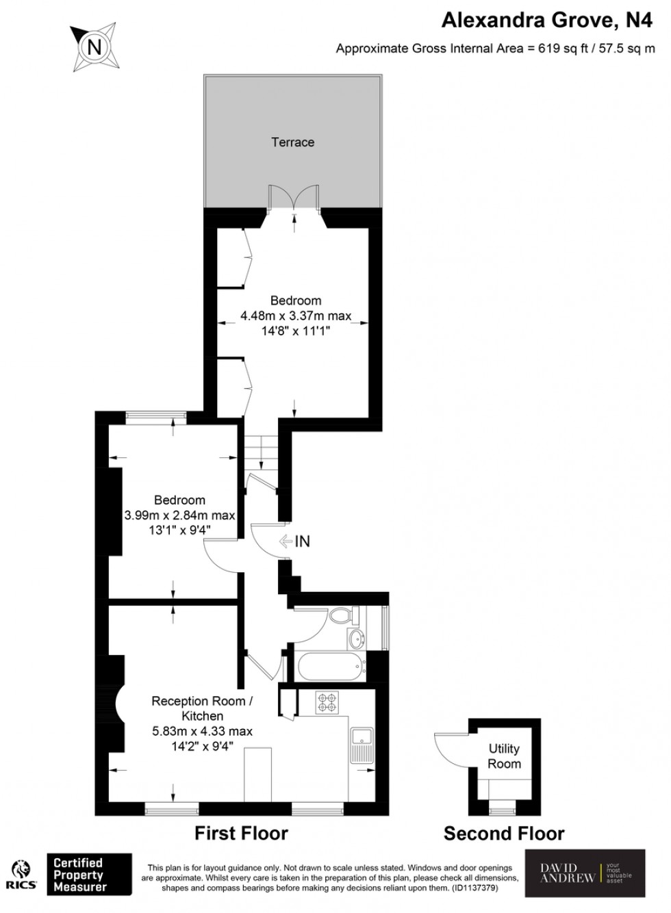 Floorplan for Alexandra Grove, N4