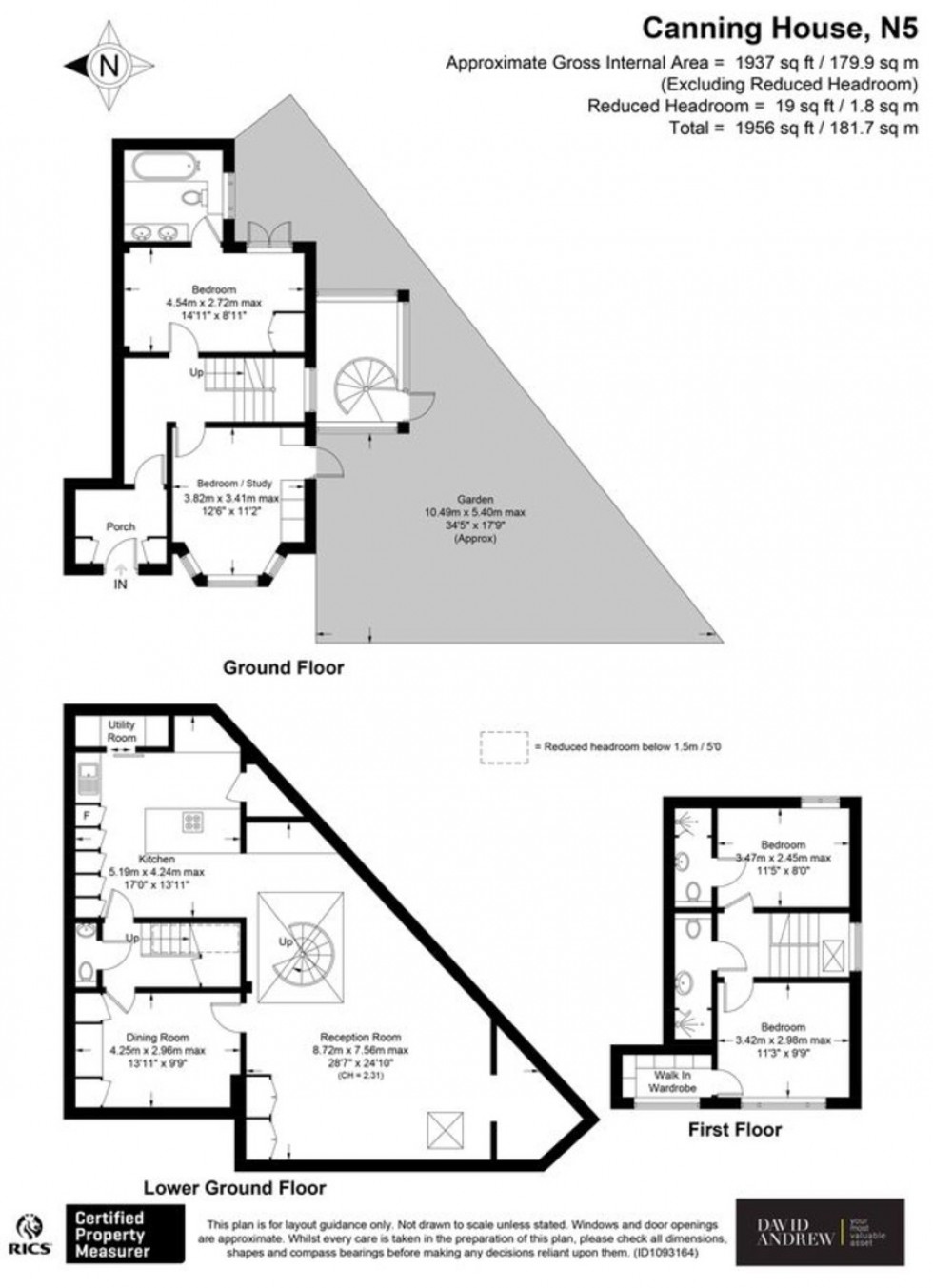 Floorplan for Canning Road, N5 2JS