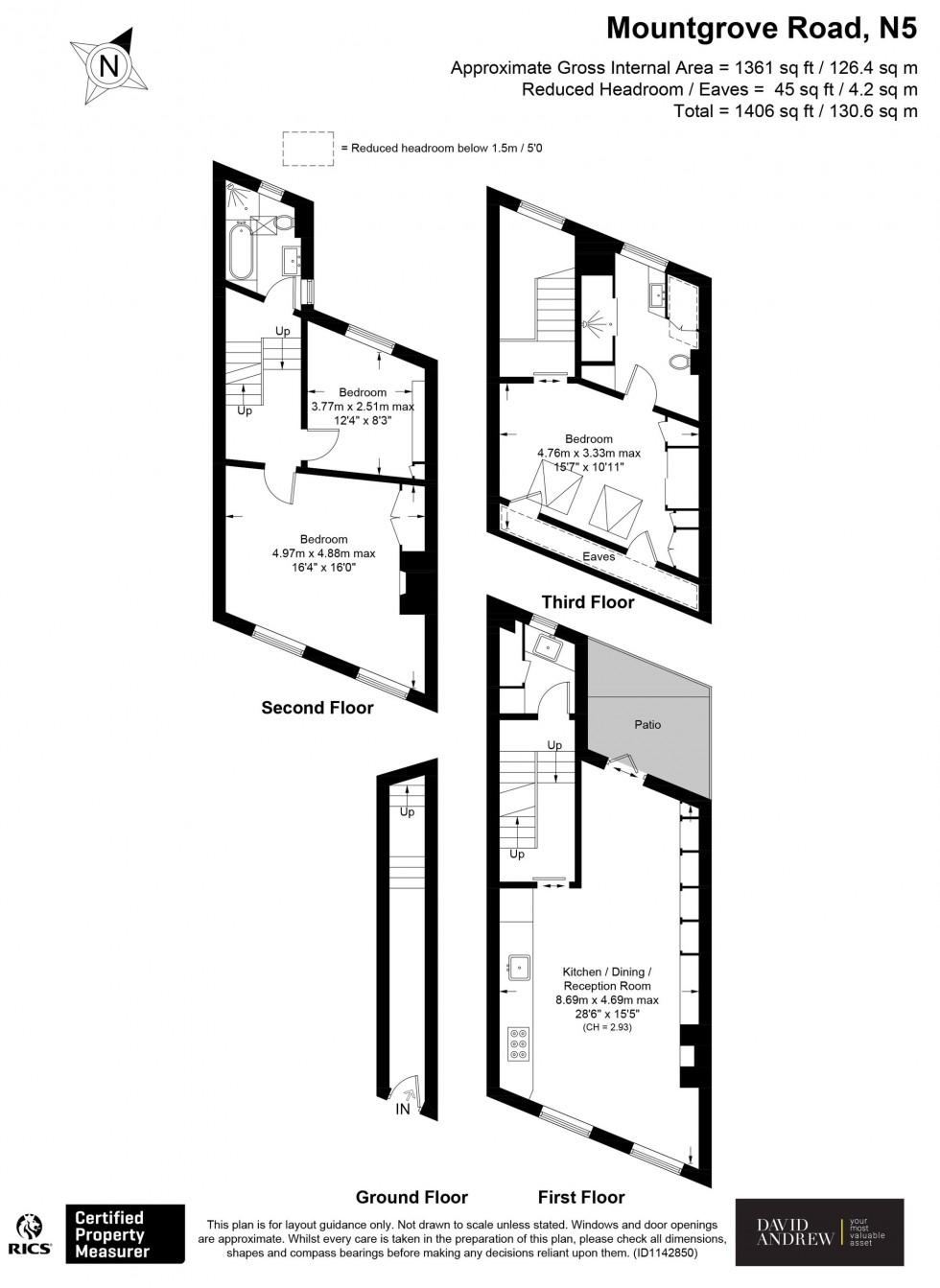 Floorplan for Mountgrove Road, London, N5