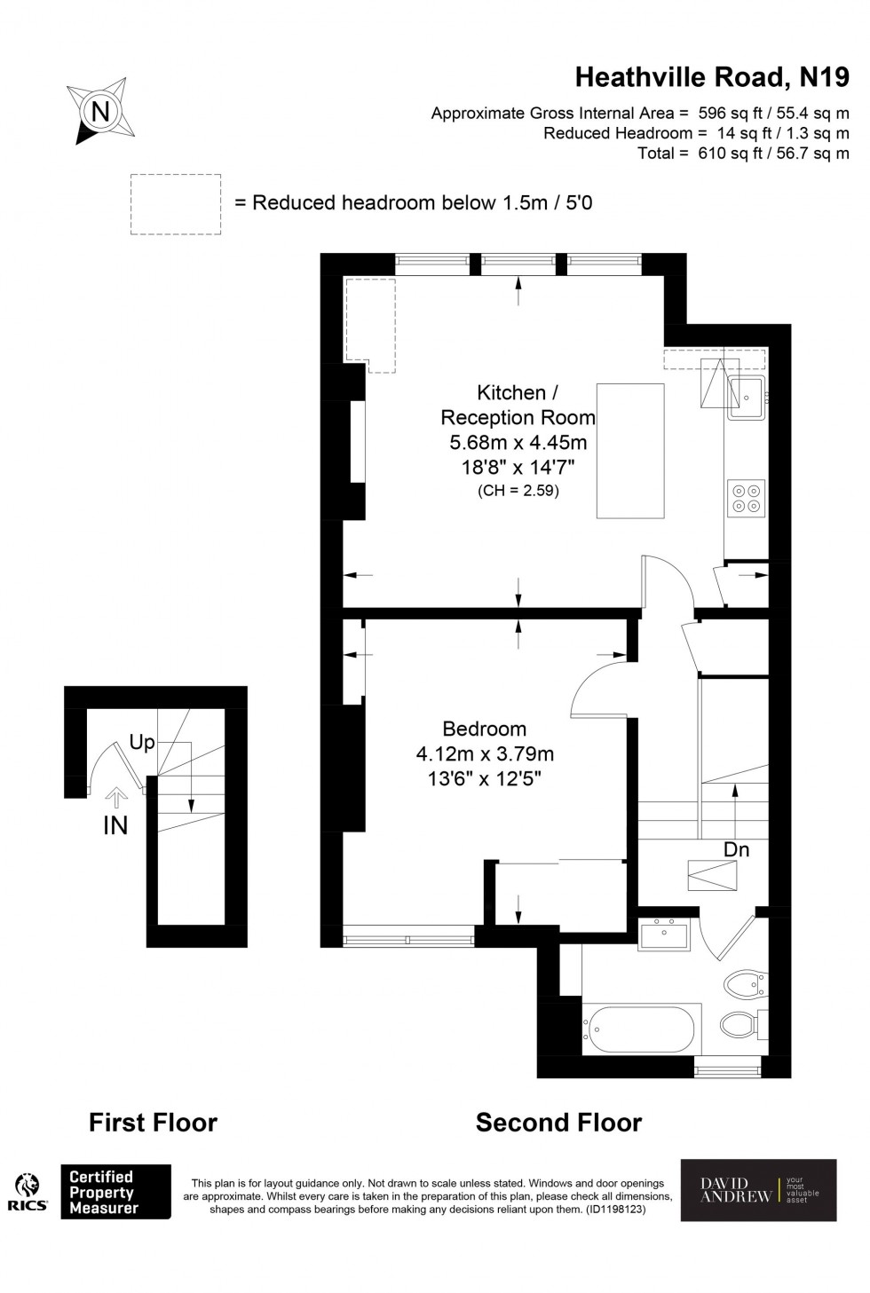Floorplan for Heathville Road, London, N19