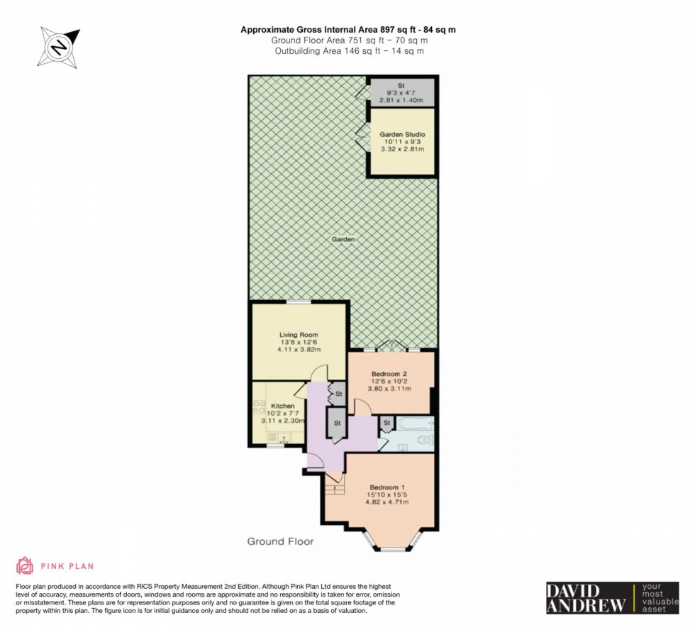 Floorplan for Upper Tollington Park, London, N4