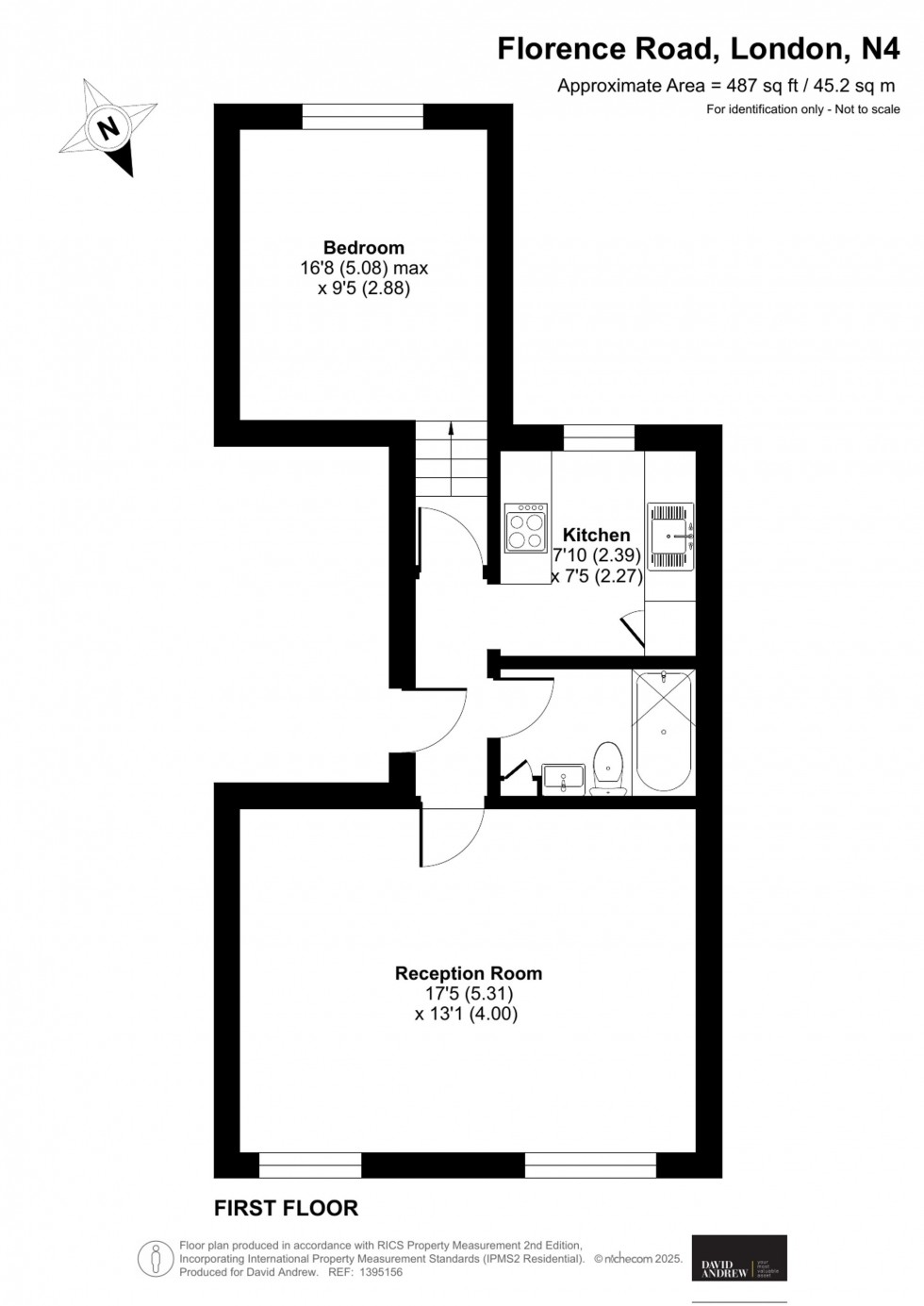 Floorplan for Florence Road, London, N4