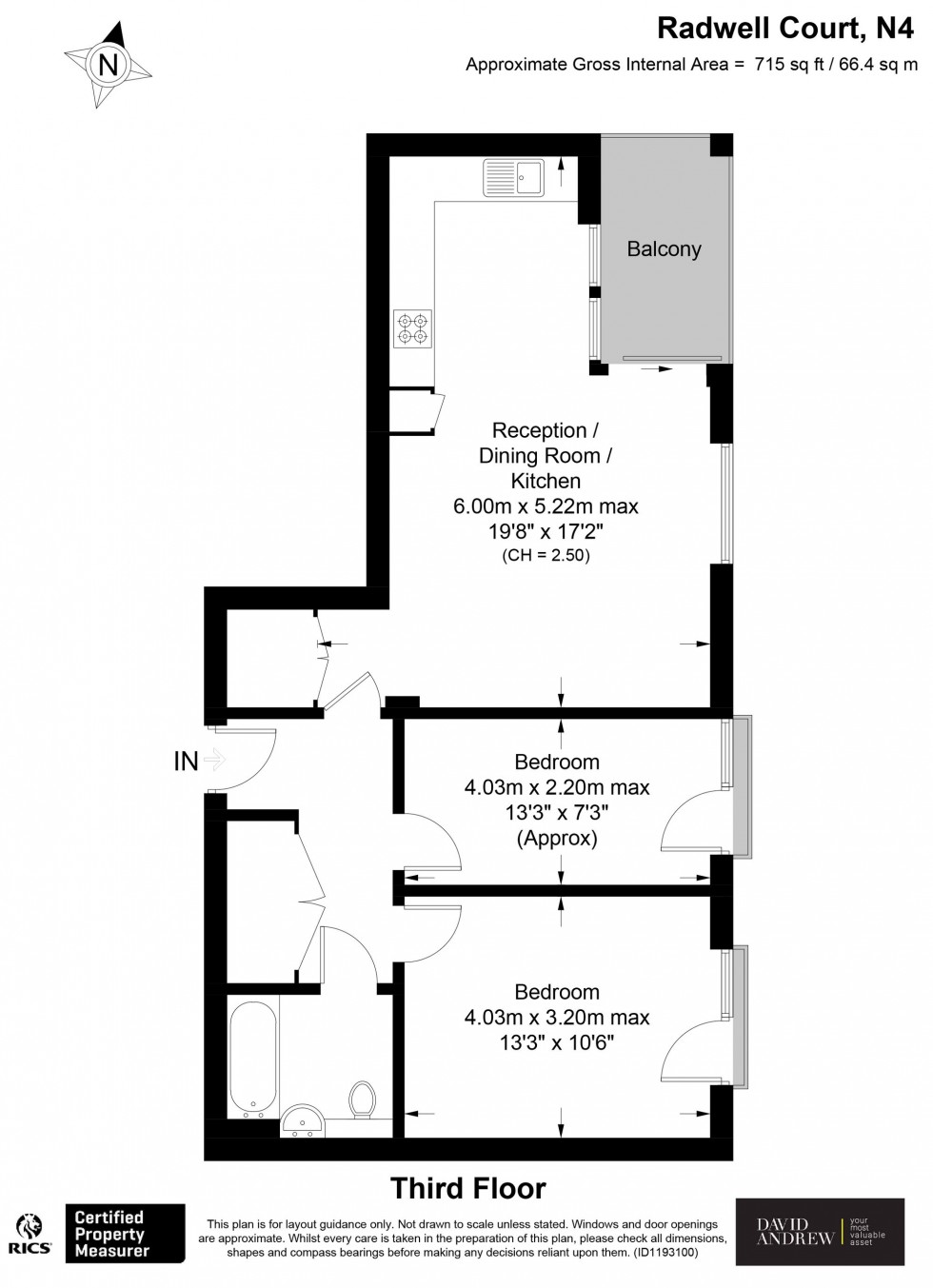 Floorplan for Casbeard Street, Radwell Court, N4