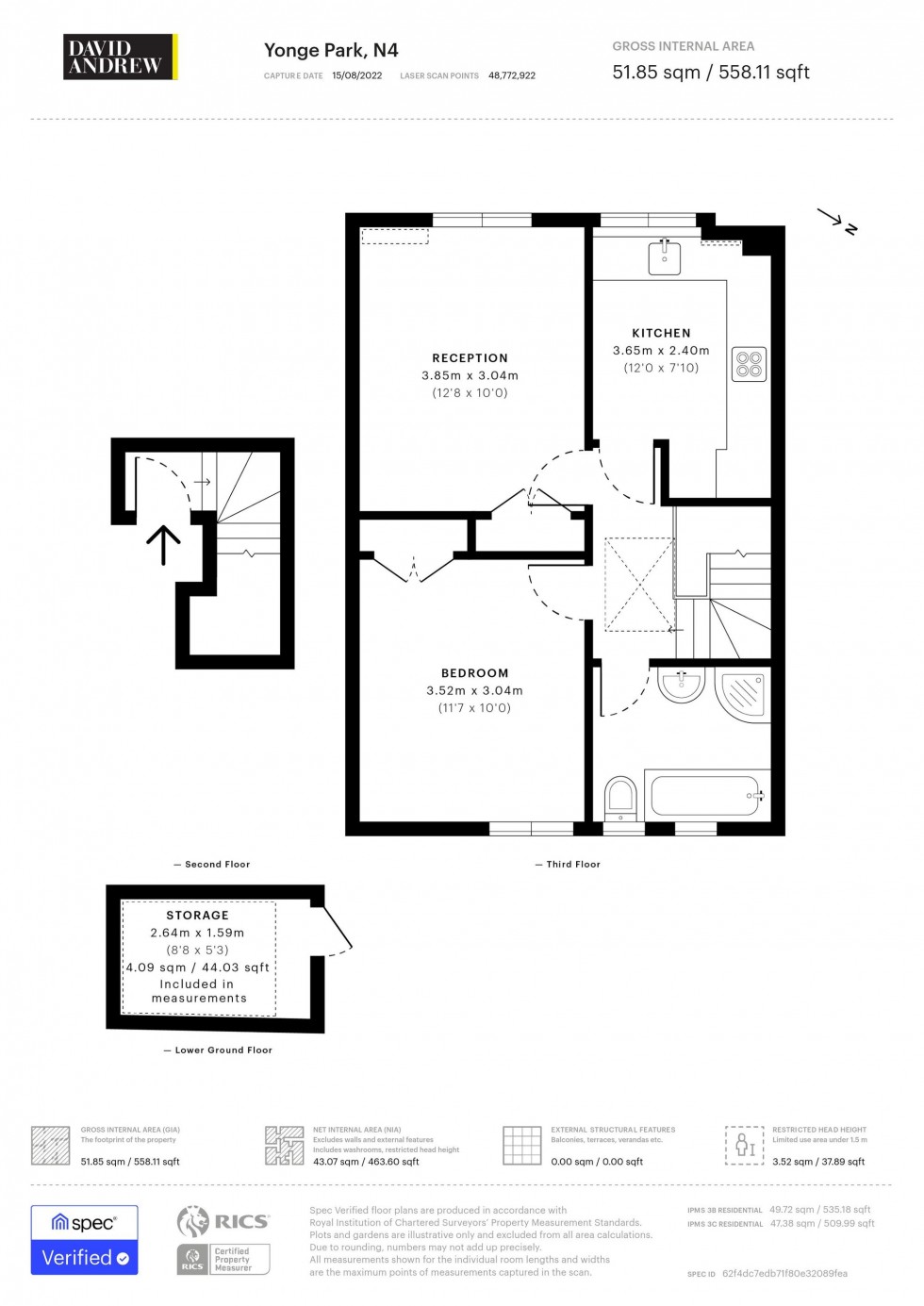 Floorplan for Yonge Park, London, N4