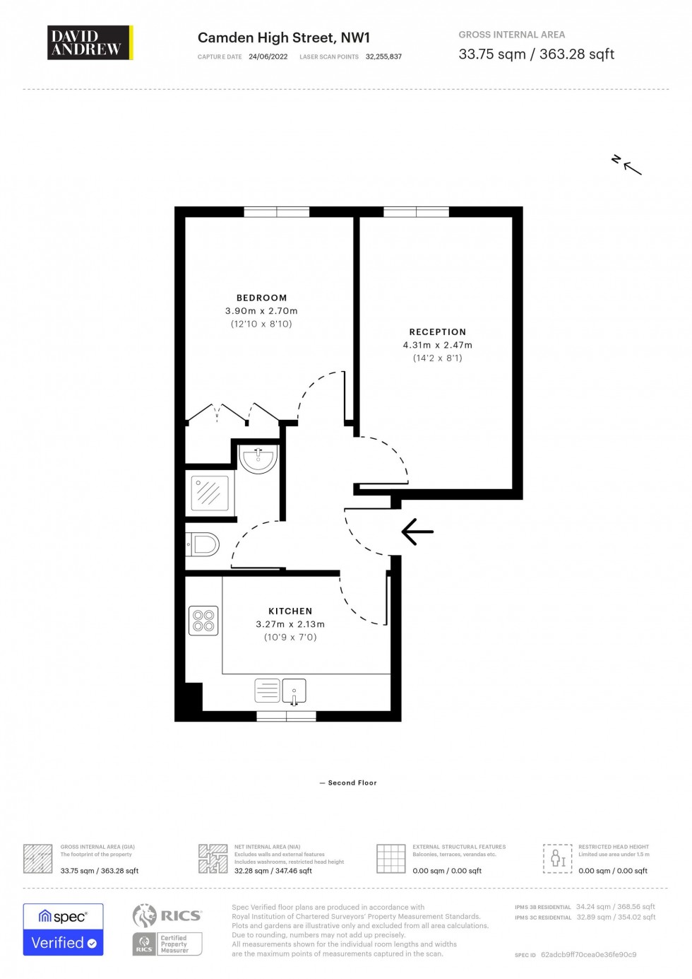 Floorplan for Camden High Street, London, NW1
