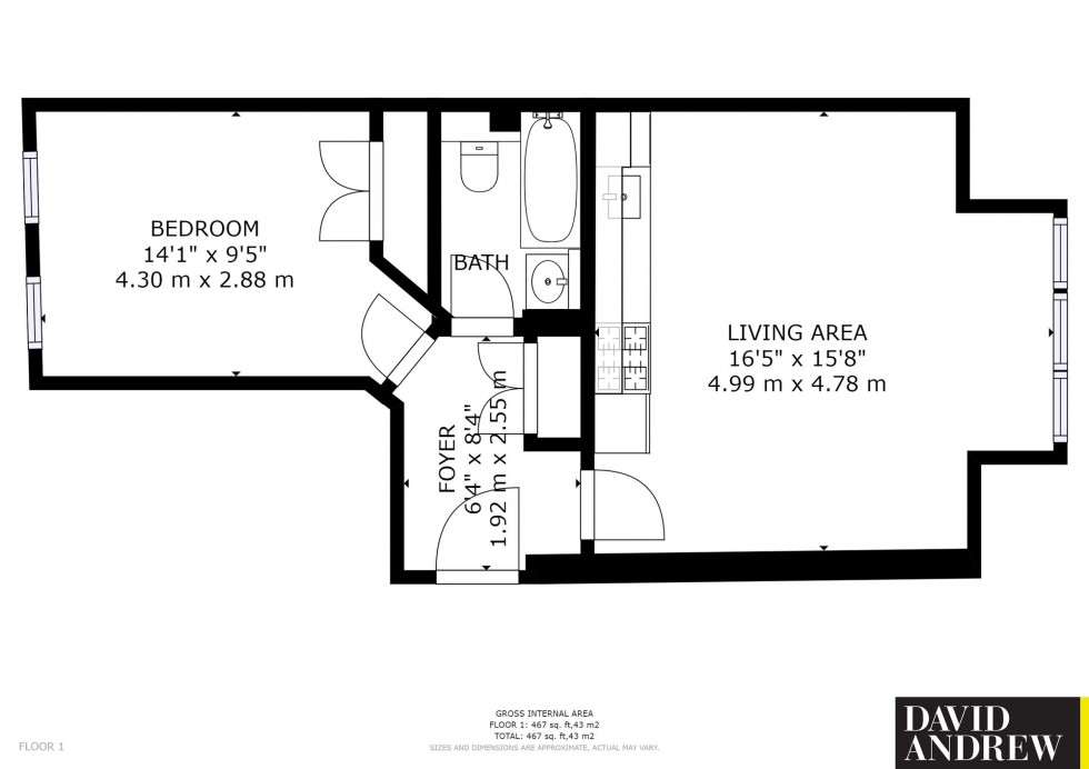 Floorplan for Evering Road, London, E5