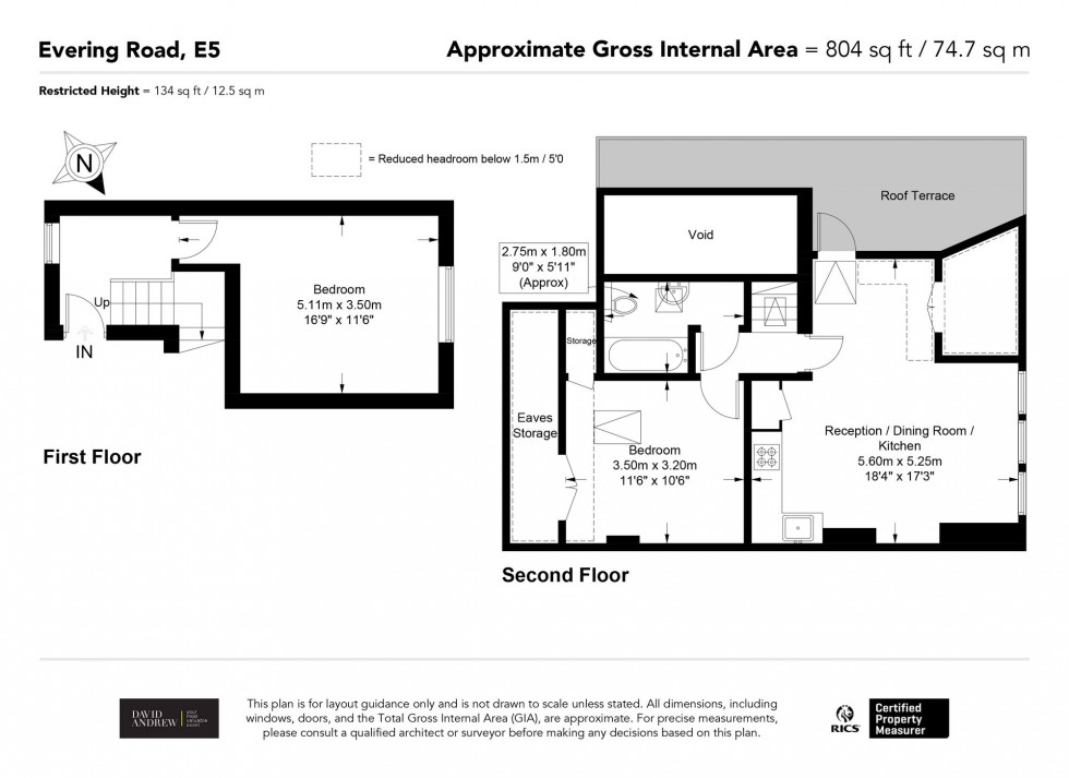 Floorplan for Evering Road, London, E5