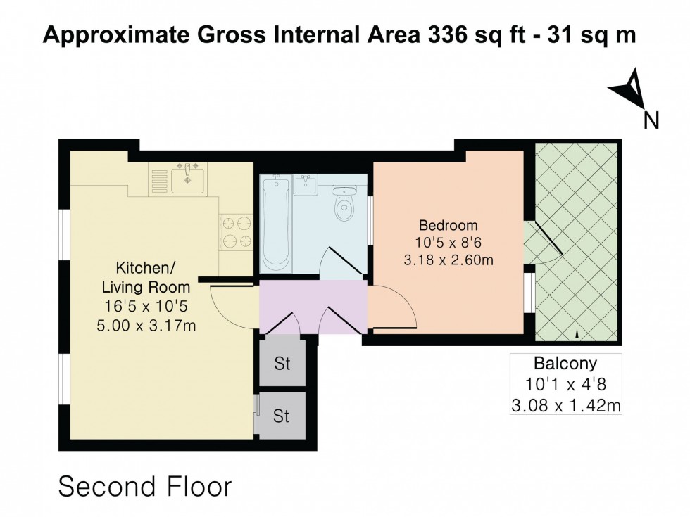 Floorplan for Woodstock Road, London, N4