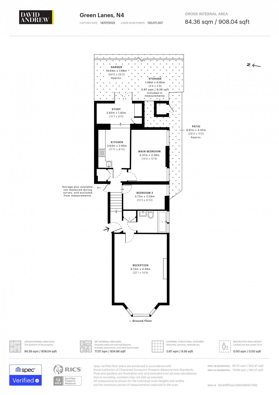 Floorplan for Green Lanes, London, N4