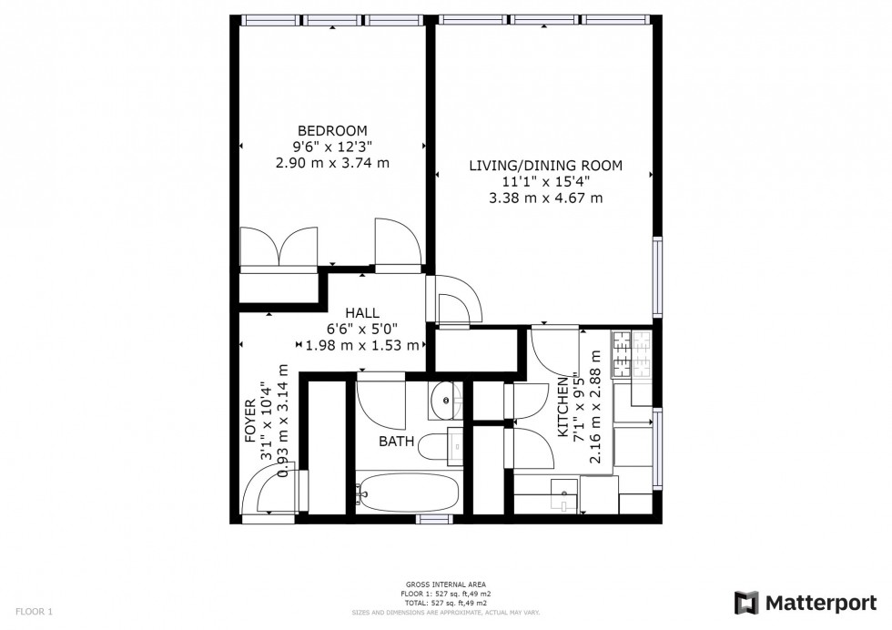 Floorplan for Mora Street, Gambier House Mora Street, EC1V