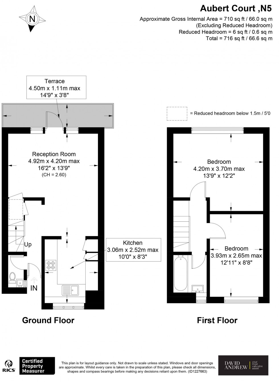 Floorplan for Avenell Road, Aubert Court Avenell Road, N5