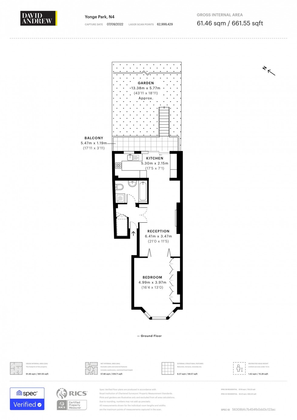 Floorplan for Yonge Park, London, N4