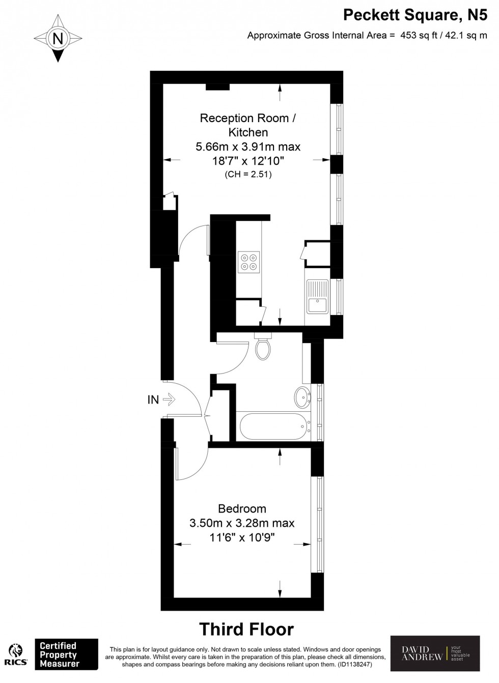 Floorplan for Highbury Grange, London, N5