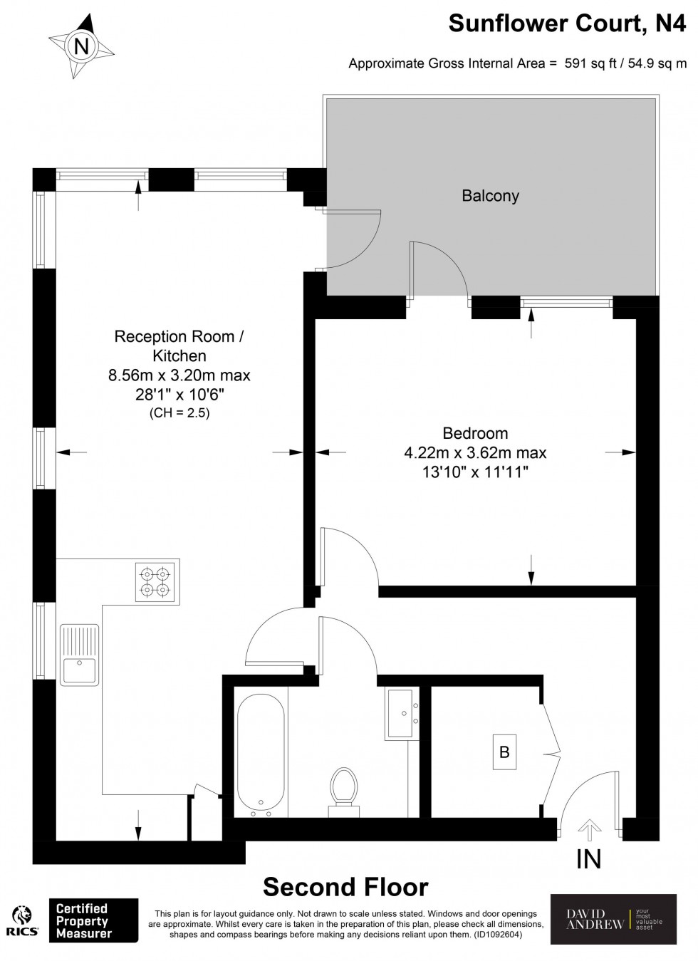 Floorplan for Seven Sisters Road, Sunflower Court Seven Sisters Road, N4