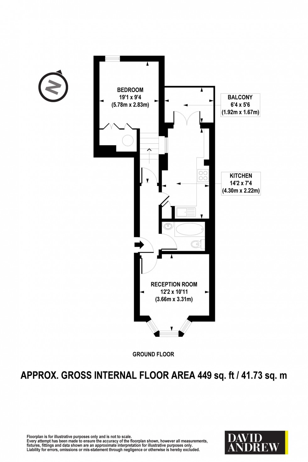 Floorplan for Sach Road, London, E5