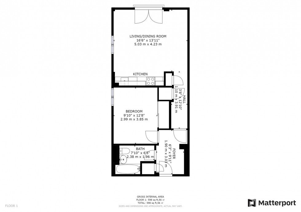 Floorplan for Milner Square, Waterloo Gardens Milner Square, N1