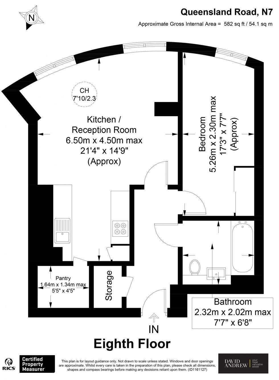 Floorplan for Queensland Road, London, N7