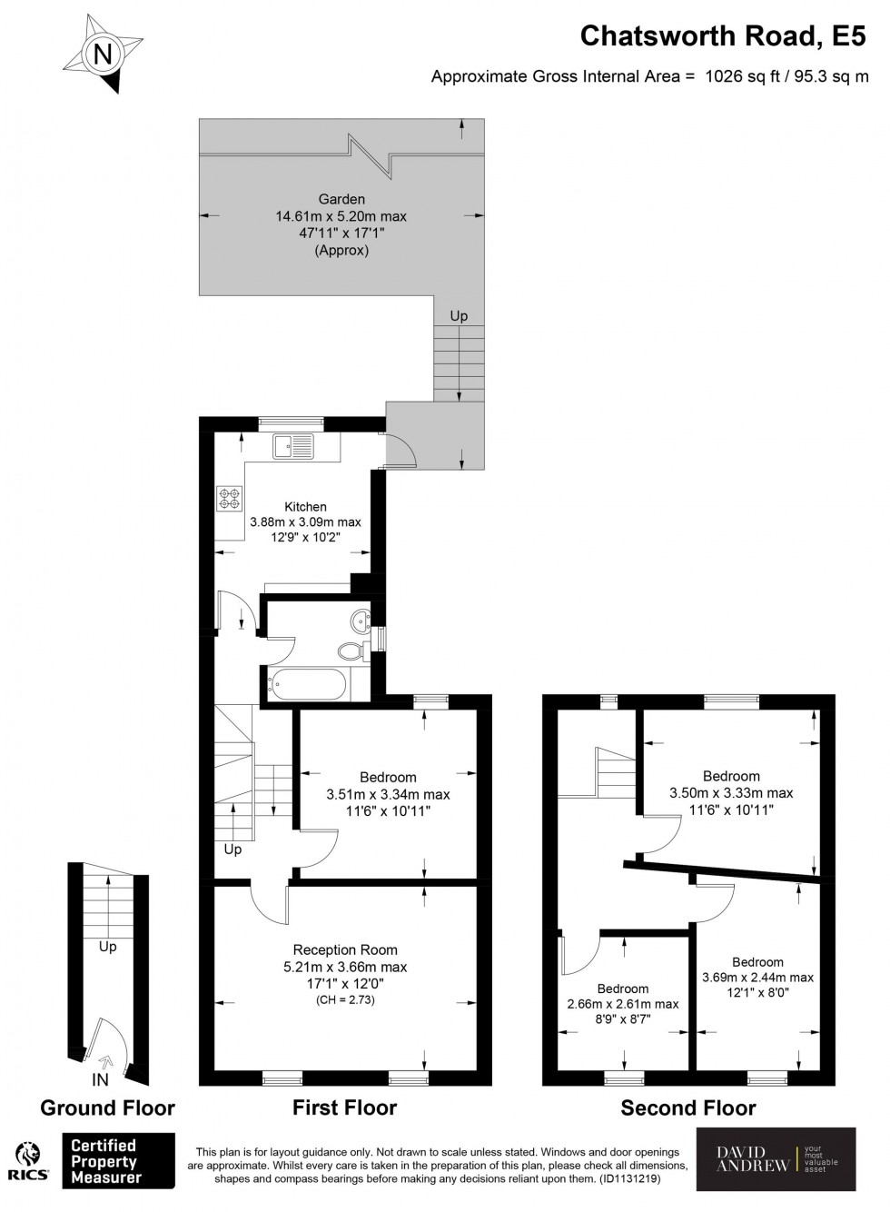 Floorplan for Chatsworth Road, London, E5