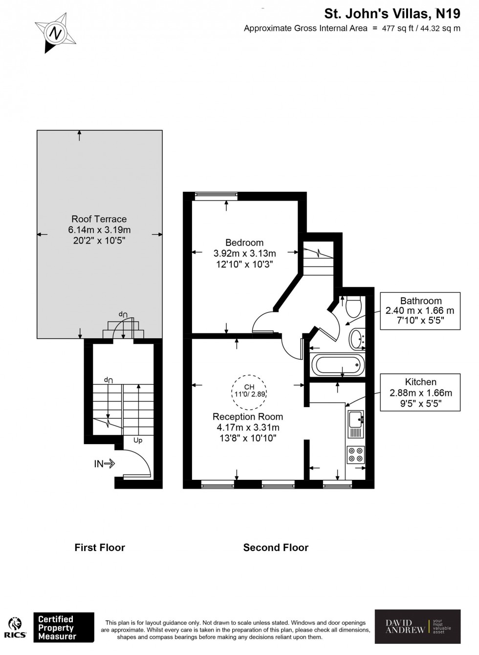 Floorplan for 22 St. John's Villas, London, N19