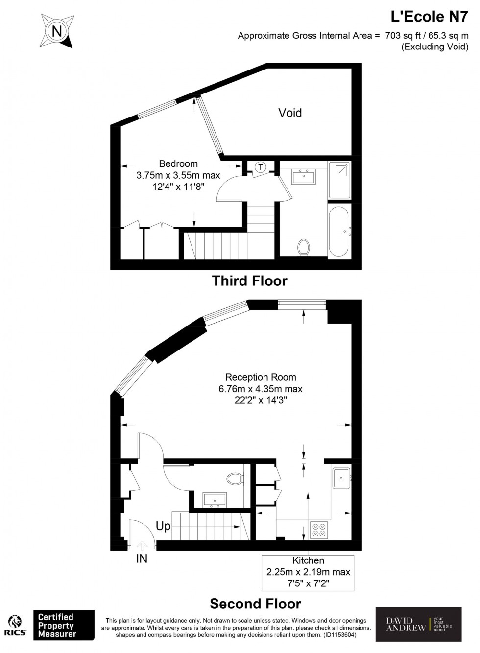 Floorplan for Hornsey Road, London, N7