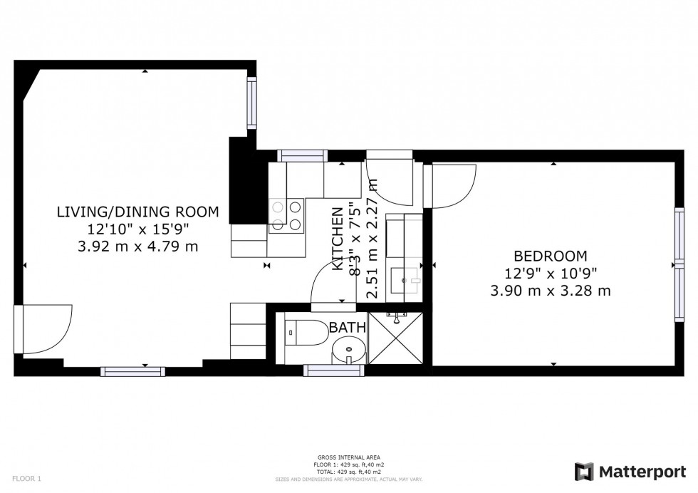 Floorplan for Church Crescent, London, N10