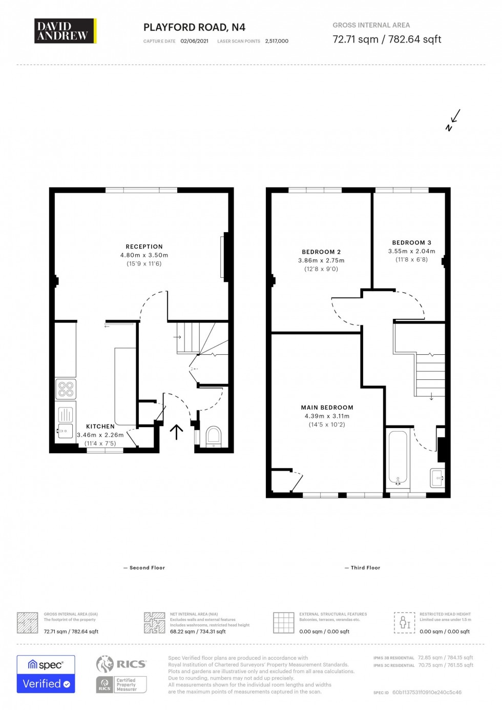 Floorplan for Biggerstaff Street, London, N4
