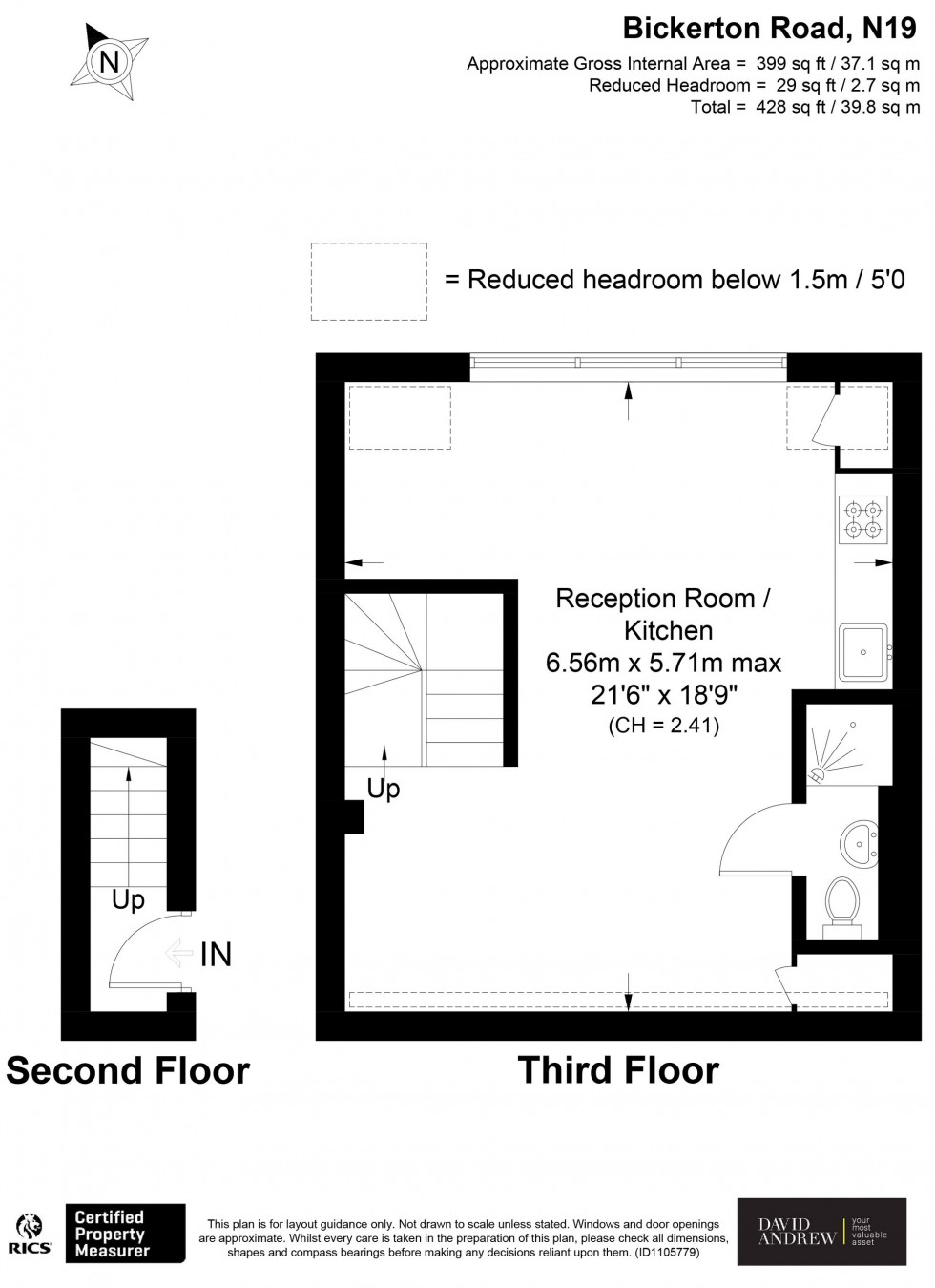 Floorplan for Bickerton Road, London, N19