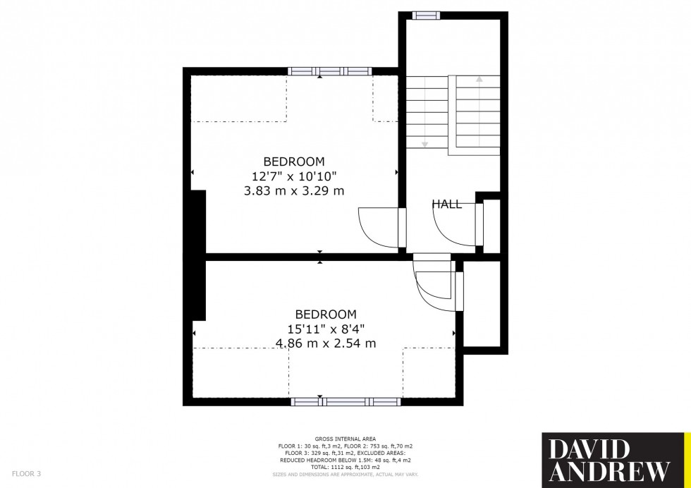 Floorplan for Woodlands Park Road, London, N15