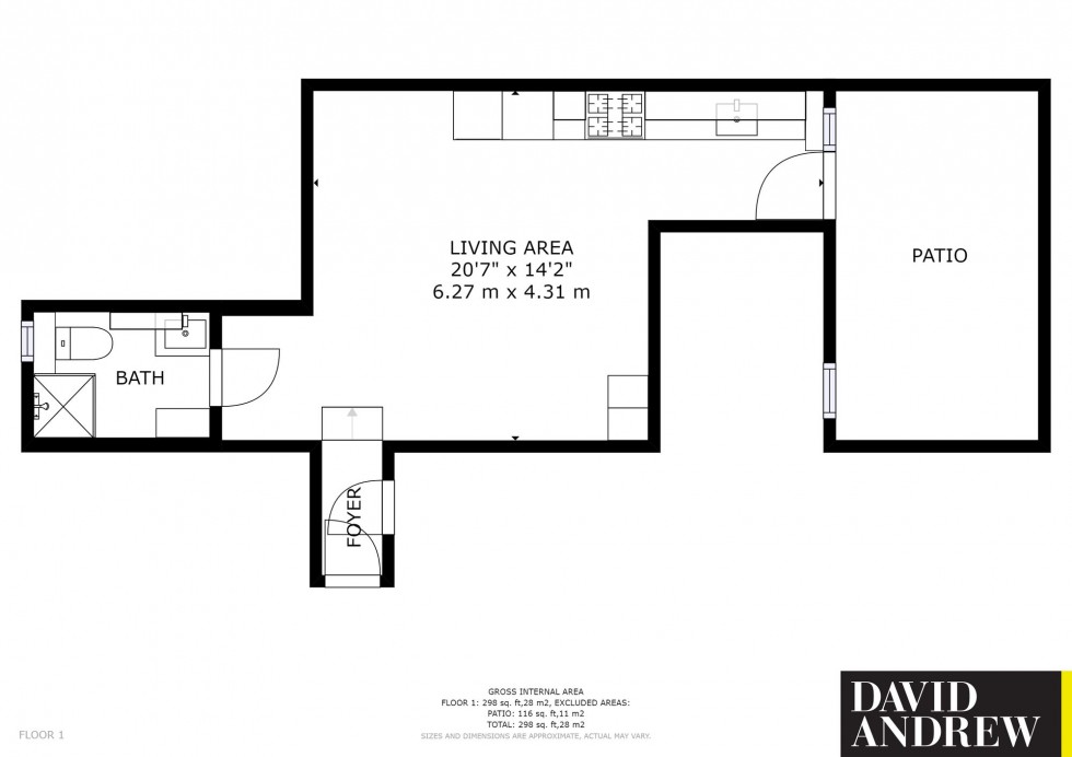 Floorplan for Sussex Way, London, N19