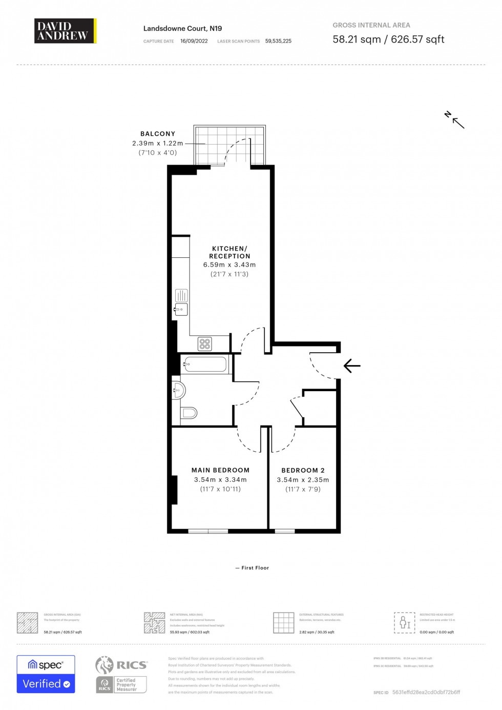 Floorplan for Fairbridge Road, London, N19