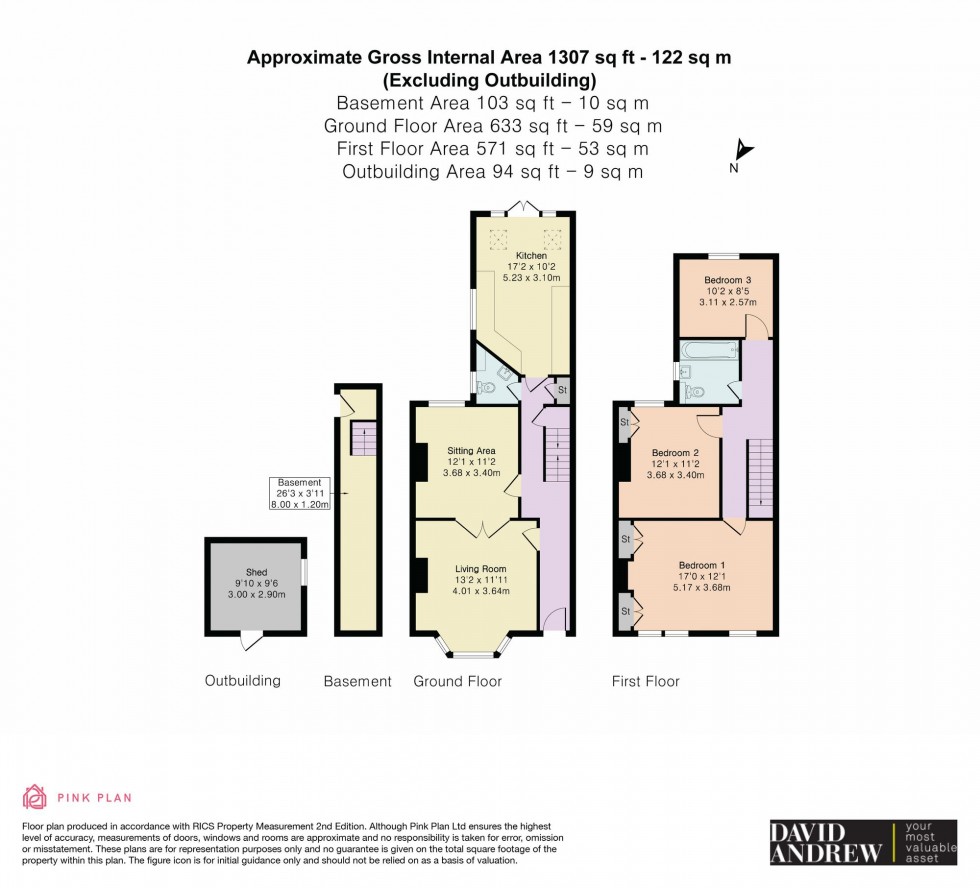 Floorplan for Trinder Road, London, N19