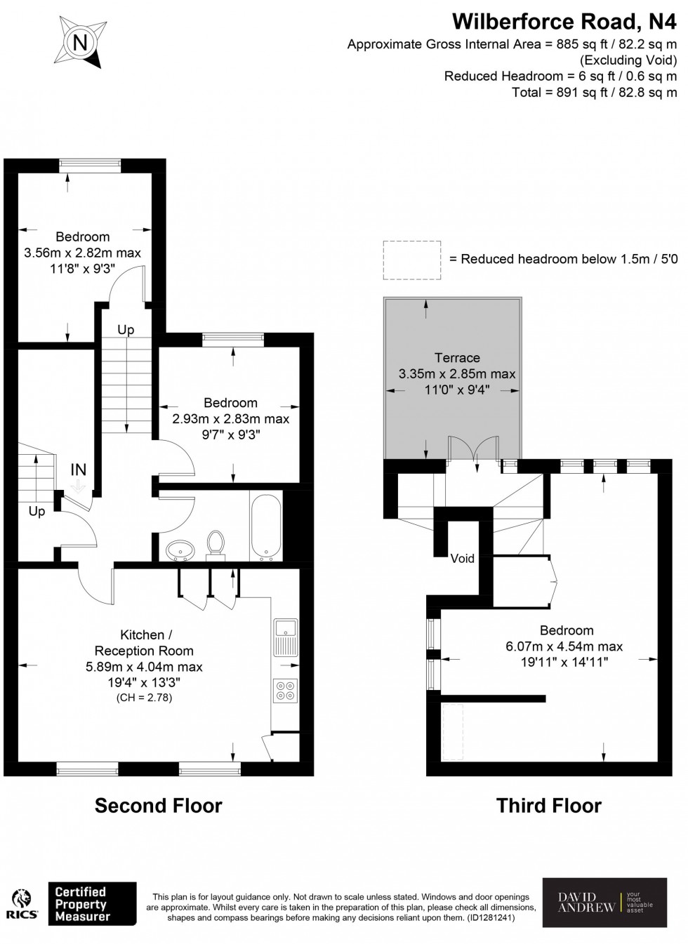 Floorplan for Wilberforce Road, London, N4