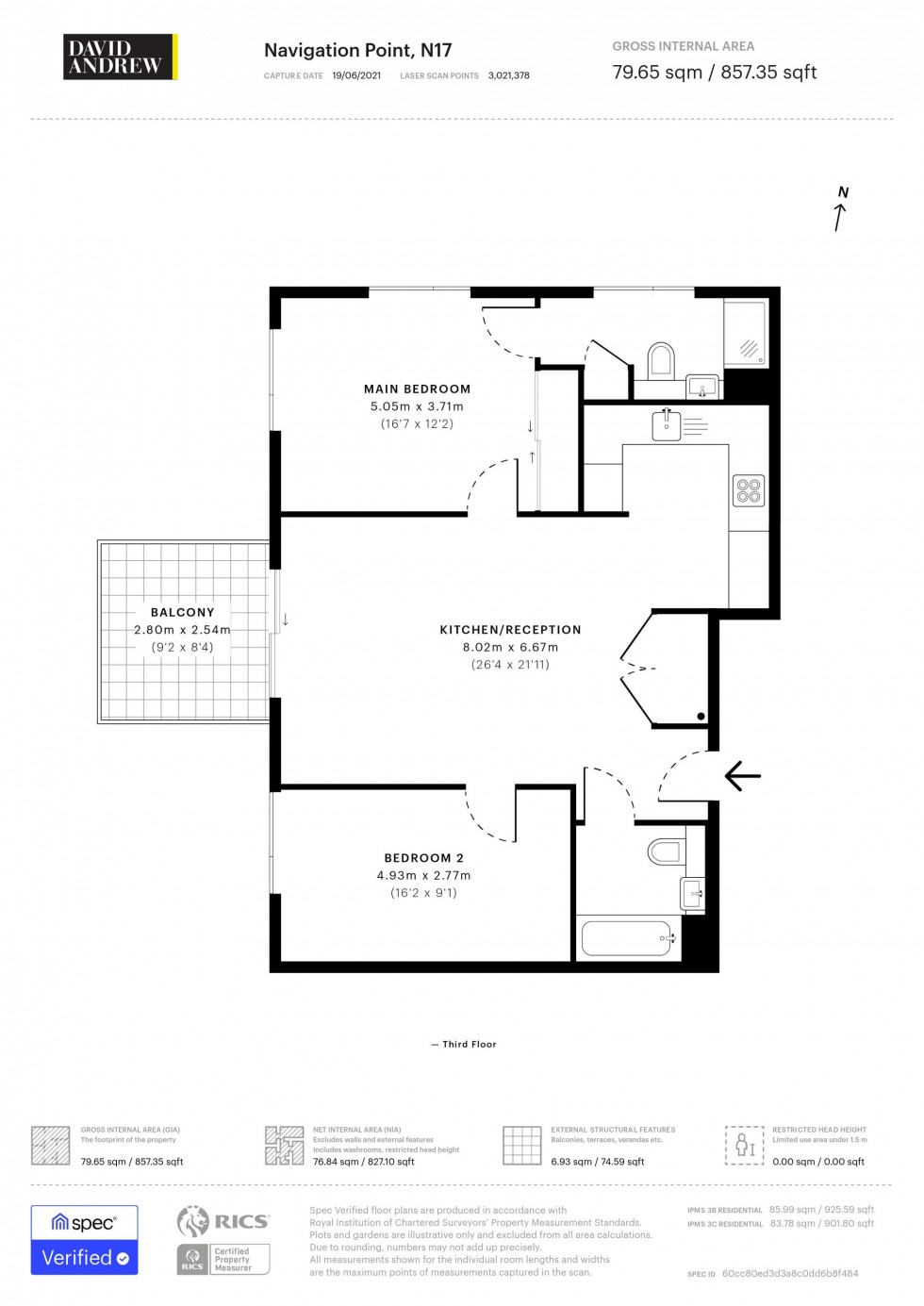 Floorplan for Ferry Lane, Navigation Point, N17