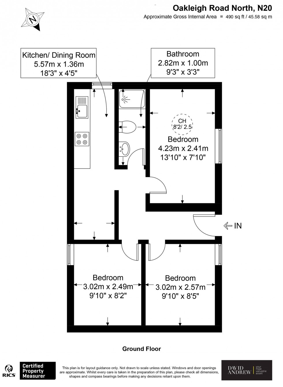 Floorplan for Oakleigh Road North, London, N20