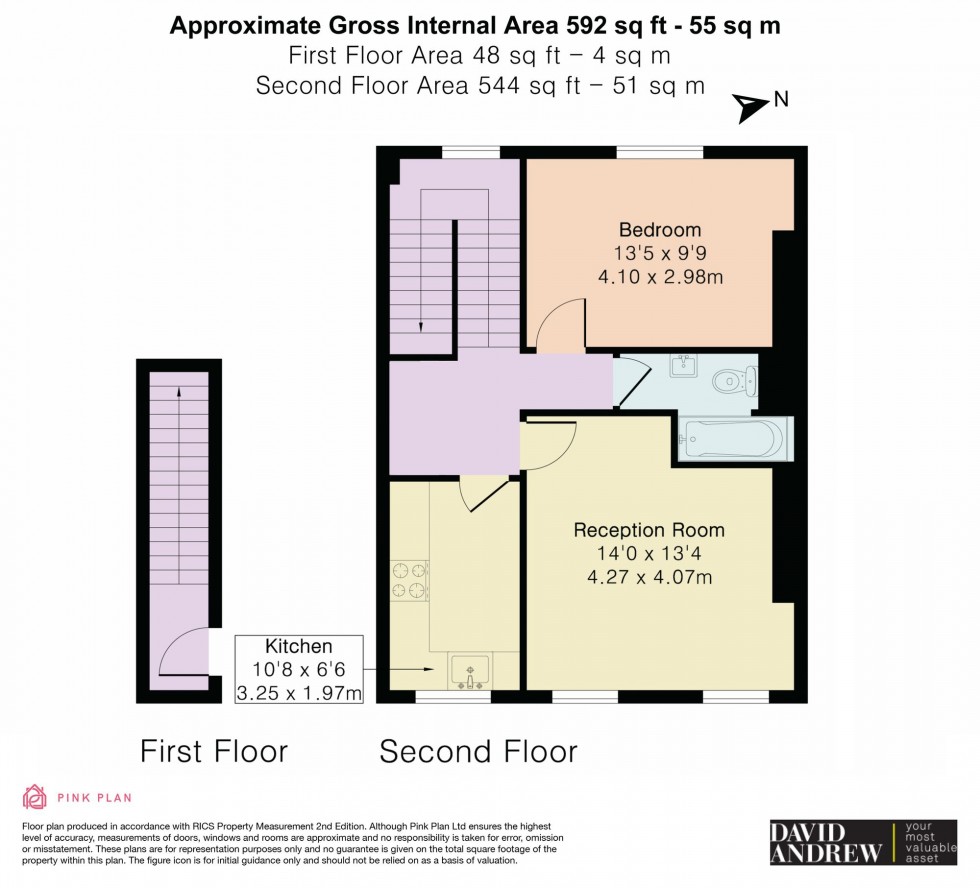 Floorplan for London, N4