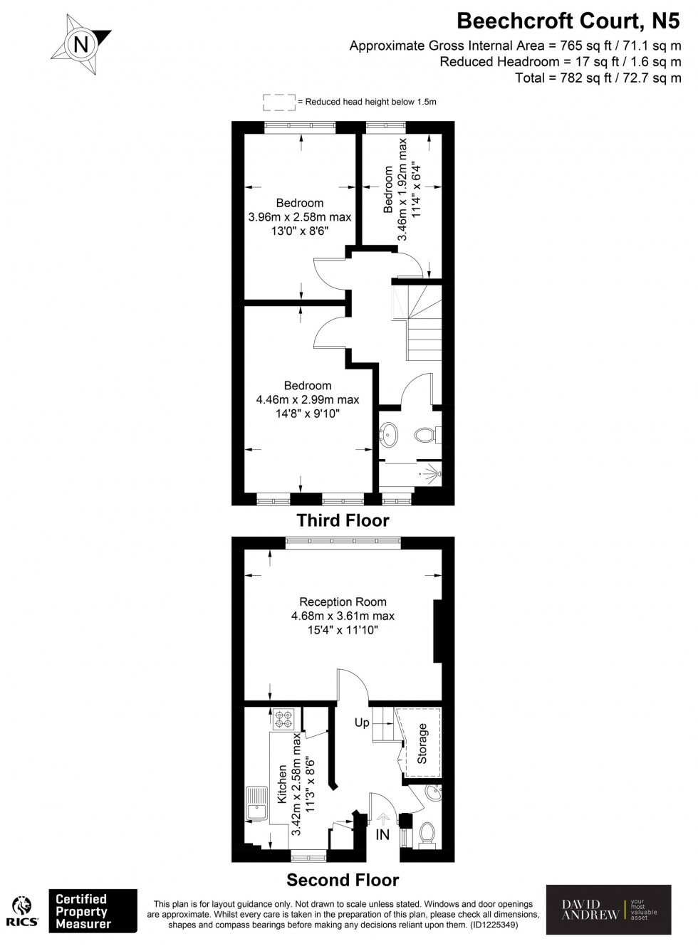 Floorplan for Leigh Road, Beechcroft Court Leigh Road, N5