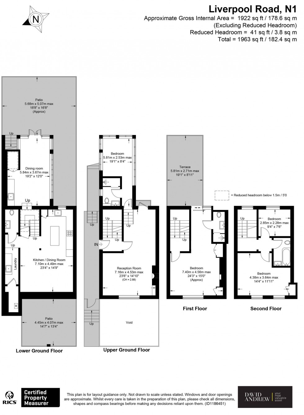 Floorplan for Liverpool Road, London, N1
