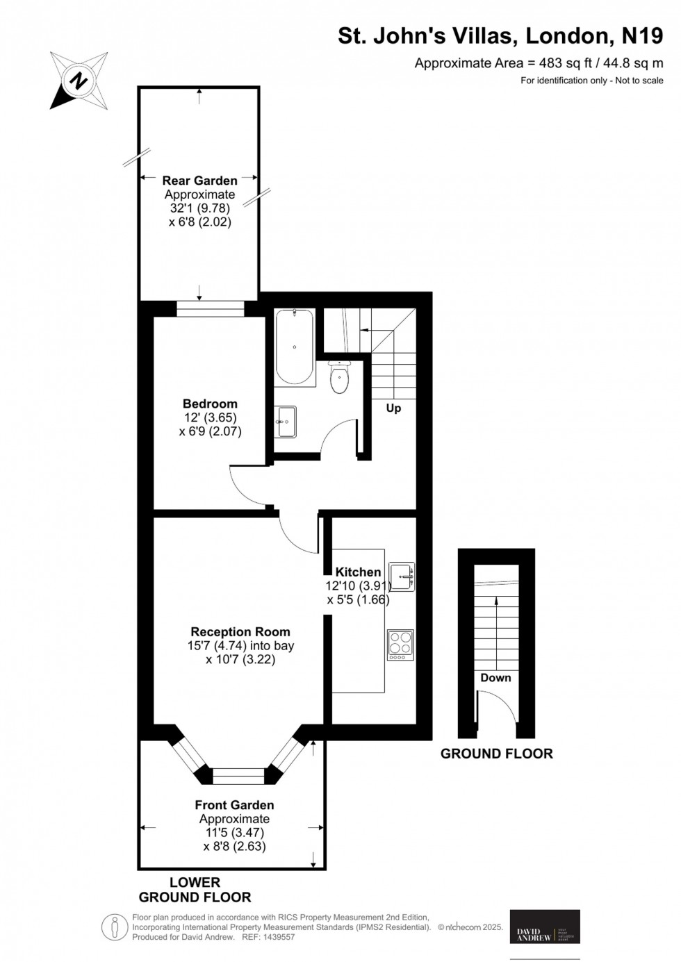 Floorplan for St. John's Villas, London, N19
