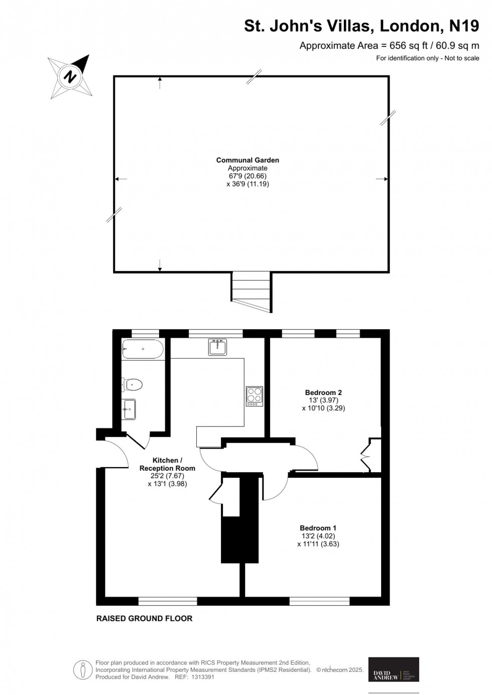 Floorplan for St. John's Villas, London, N19